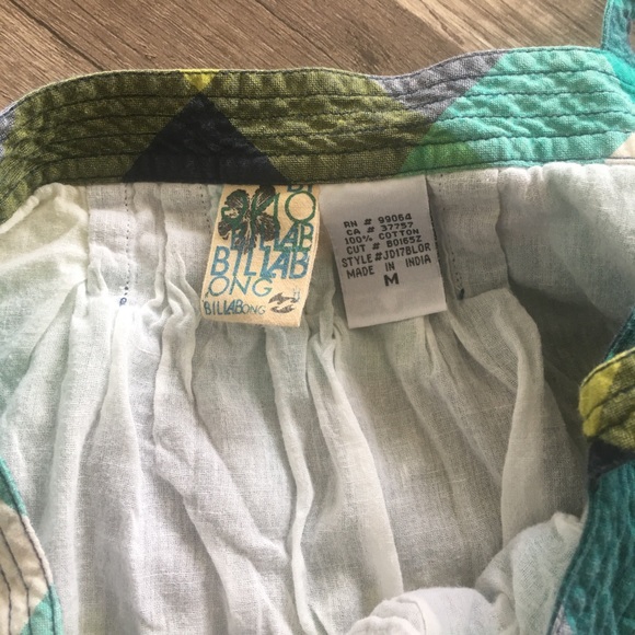 Billabong Plaid Summer Shift Dress-M 🐬 - Picture 3 of 3